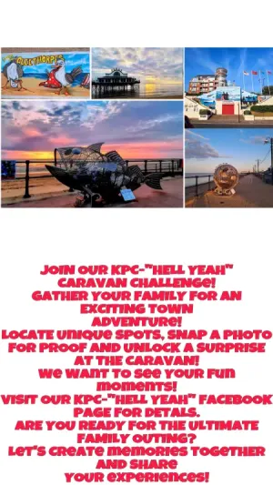 KPC-‘HELL YEAH’ caravan at Cleethorpes Beach Holiday Park, Cleethorpes