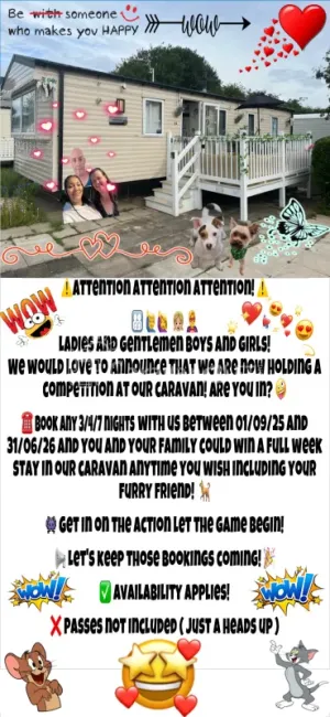 KPC-‘HELL YEAH’ caravan at Cleethorpes Beach Holiday Park, Cleethorpes