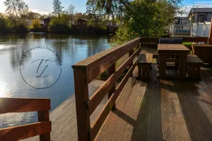 Rudd Lake Hot Tub and Fishing Peg at Tattershall Lakes Country Park, Lincoln