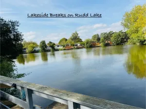 Lakeside Rudd Lake at Tattershall Lakes Country Park, Lincoln