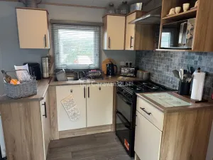 Lakeside Rudd Lake at Tattershall Lakes Country Park, Lincoln