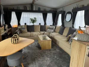 Lakeside Rudd Lake at Tattershall Lakes Country Park, Lincoln