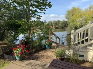 Lakeside Rudd Lake at Tattershall Lakes Country Park, Lincoln