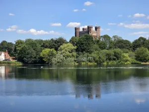 Lakeside Rudd Lake at Tattershall Lakes Country Park, Lincoln